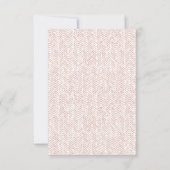 Boho Rainbow Waterverf Chic Baby shower Kaart (Achterkant)