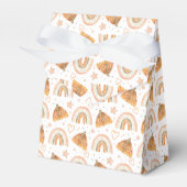 Boho Rainbow Waterverf Moth Baby shower Bedankdoosjes (Voorkant Zijde)