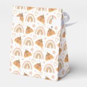 Boho Rainbow Waterverf Moth Baby shower Bedankdoosjes (Achterkant)