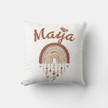 Boho Rainbow & Whimsical Bee Pattern Nursery Curta