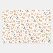 Boho Rainbow Wrapping Paper – Aardneutraal water (Voorkant 2)