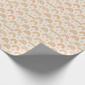 Boho Rainbow Wrapping Paper Cadeaupapier (Hoek)