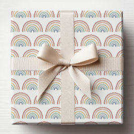 Boho Rainbow Wrapping Paper Cadeaupapier