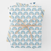 Boho Rainbow Wrapping Paper Sheets (In situ)