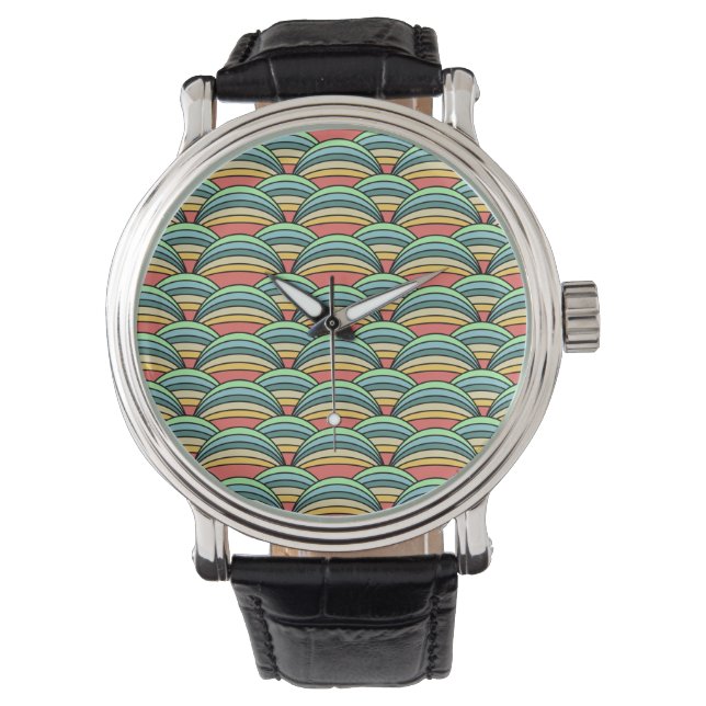 Boho Rainbows Horloge (Voorkant)