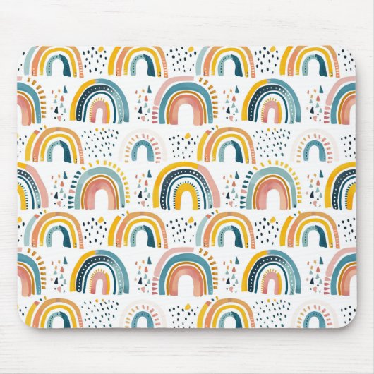 Boho Rainbows Muismat (Voorkant)