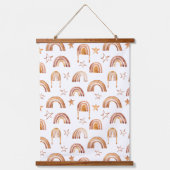 Boho Rainbows Nursery Hanging Tapestry Wall Art Hangend Wandkleed (Voorkant)