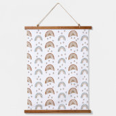 Boho Rainbows Nursery Hanging Tapestry Wall Art Hangend Wandkleed (Voorkant 2)