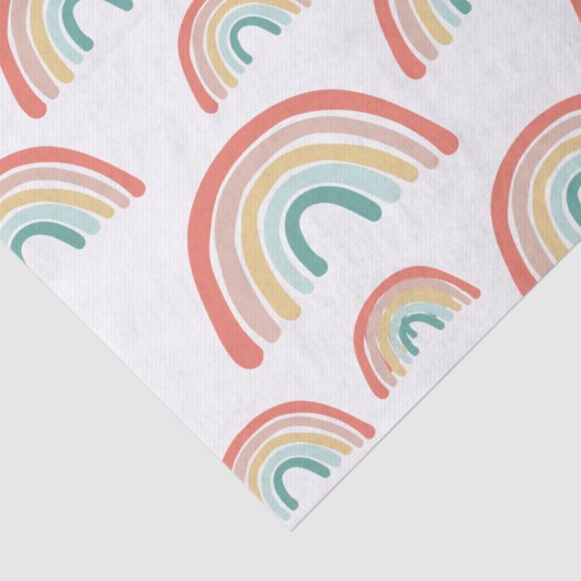 Boho Rainbows Ontvangt plakpapier Tissuepapier (Detail)