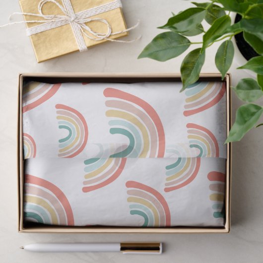 Boho Rainbows Ontvangt plakpapier Tissuepapier (Geschenk)