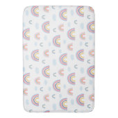 Boho Rainbows Pink Blue  Badmat (Voorkant Verticaal)