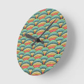 Boho Rainbows Ronde Klok (Hoek)