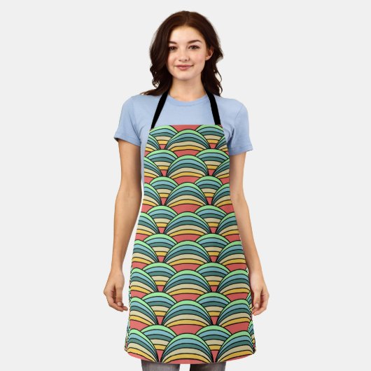 Boho Rainbows Schort (Gedragen)