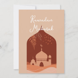 Boho Ramadan Mubarak Kaart