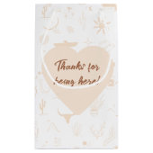 Boho Ranch Gehechte Trouwcadeau Tas Klein Cadeauzakje (Achterkant)