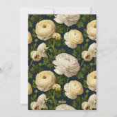 Boho Ranunculus Accent Verrassingsverjaardag Kaart (Achterkant)