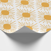 Boho Ray of Sun Cadeaupapier (Hoek)