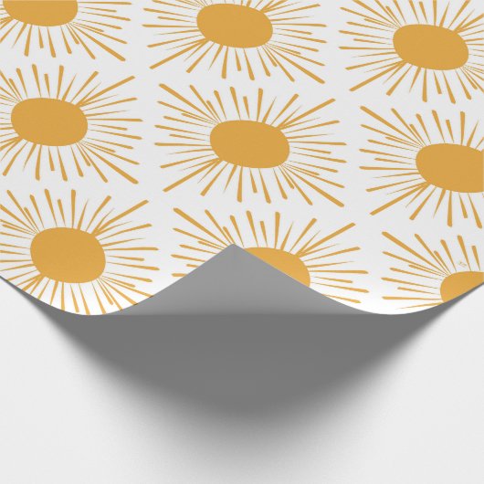 Boho Ray of Sun Cadeaupapier (Hoek)