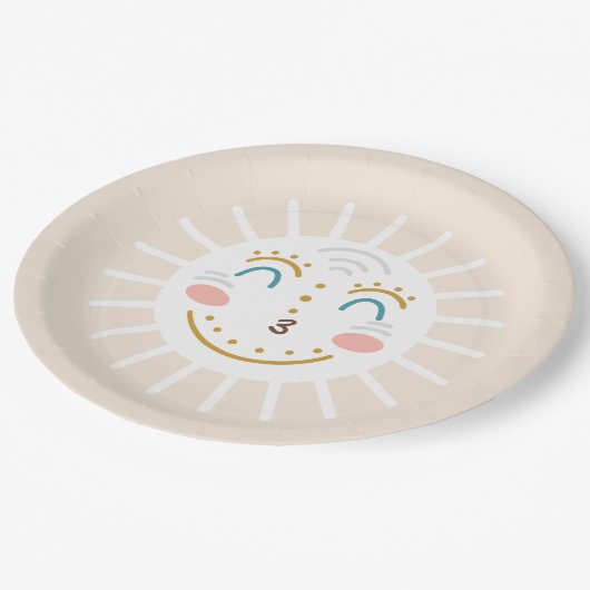 Boho Ray of Sunshine Papieren Bordje (Gekanteld)