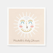 Boho Ray van de zon met tekst Servet (Voorkant)