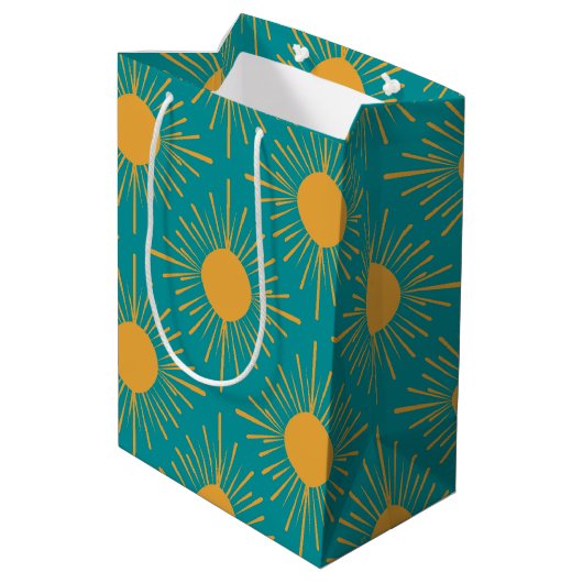 Boho Ray van Sun Turquoise Medium Cadeauzakje (Achterkant Gekanteld)