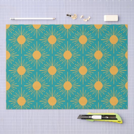 Boho Ray van Sun Turquoise Tissuepapier (Craft)