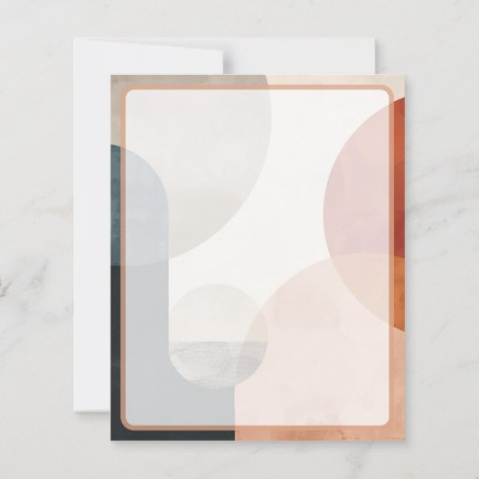 Boho Recept Papieren Blad (Achterkant)