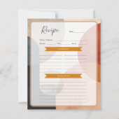 Boho Recept Papieren Blad (Voorkant)
