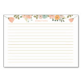 Boho Recept Vrijgezellenfeest Kaarten (Achterkant)