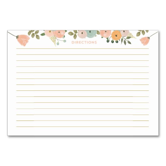 Boho Recept Vrijgezellenfeest Kaarten (Achterkant)