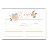 Boho Recept Vrijgezellenfeest Kaarten (Voorkant)