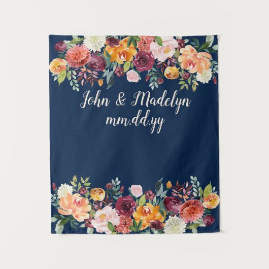 Boho Reception Foto Booth Wandkleed (Voorkant)