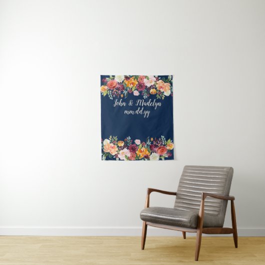 Boho Reception Foto Booth Wandkleed (In situ)