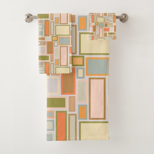 Boho Rechthoeken Bad Handdoek (Insitu)