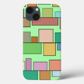 Boho Rechthoeken Case-Mate iPhone Case (Achterkant)