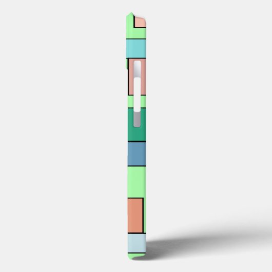 Boho Rechthoeken Case-Mate iPhone Case (Achterkant / Links)