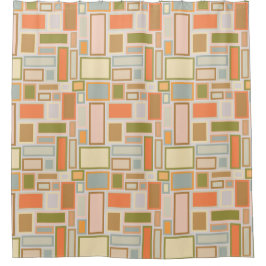 Boho Rechthoeken Douchegordijn