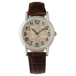 Boho Rechthoeken Horloge