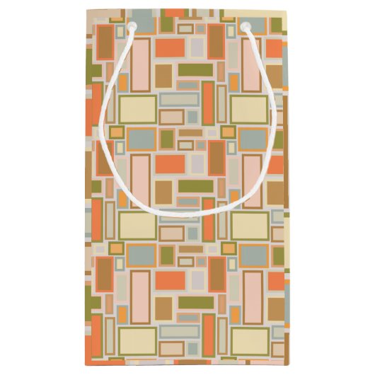 Boho Rechthoeken Klein Cadeauzakje (Achterkant)