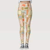 Boho Rechthoeken Leggings (Voorkant)