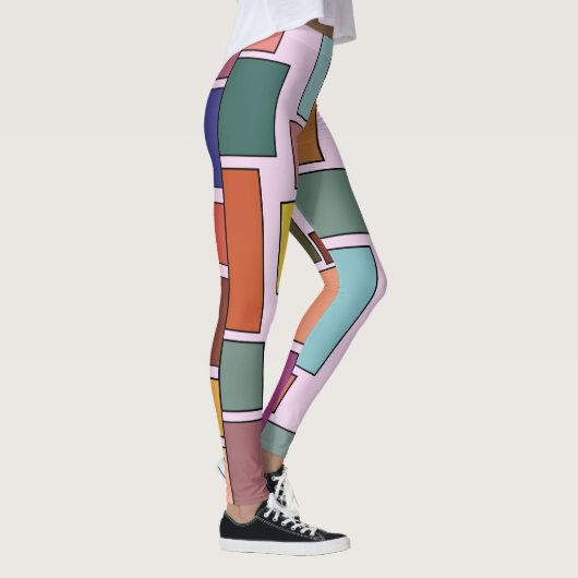 Boho Rechthoeken Leggings (Rechts)