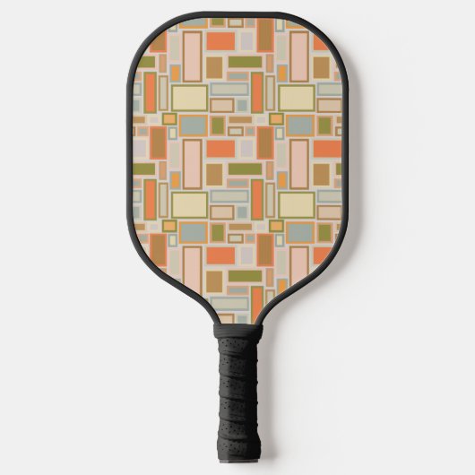 Boho Rechthoeken Pickleball Paddle (Voorkant)