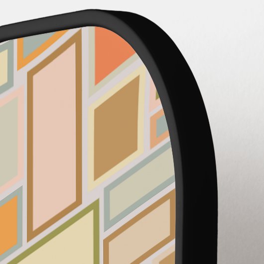 Boho Rechthoeken Pickleball Paddle (Links Detail)