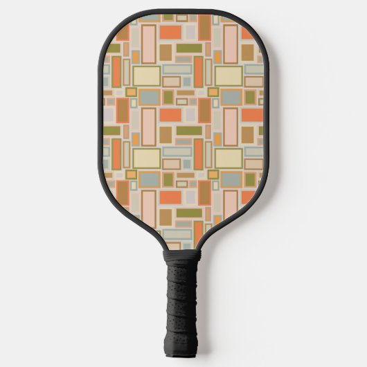 Boho Rechthoeken Pickleball Paddle (Achterkant)