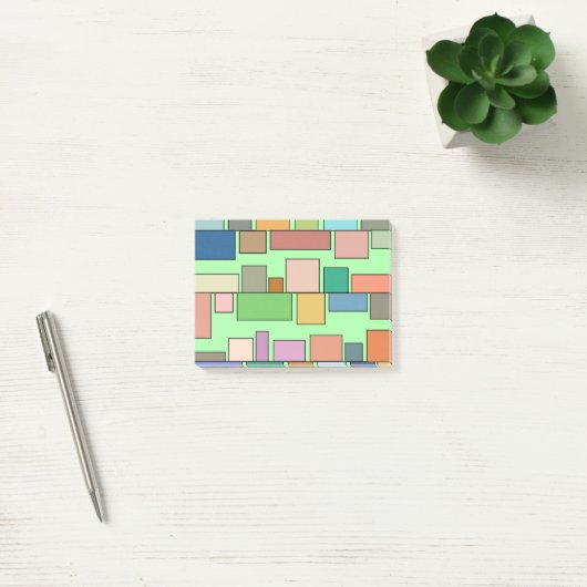 Boho Rechthoeken Post-it® Notes (Kantoor)