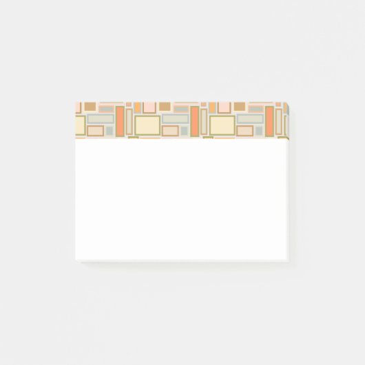Boho Rechthoeken Post-it® Notes (Voorkant)