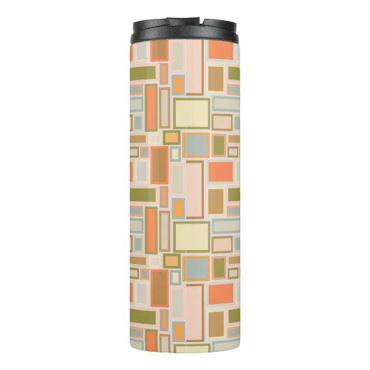 Boho Rechthoeken Thermosbeker (Achterkant)