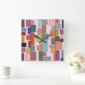 Boho Rechthoeken Vierkante Klok (Huis)