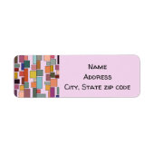 Boho Rechthoekige label (Voorkant)