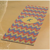 Boho Red Blue en Gold Yogamat